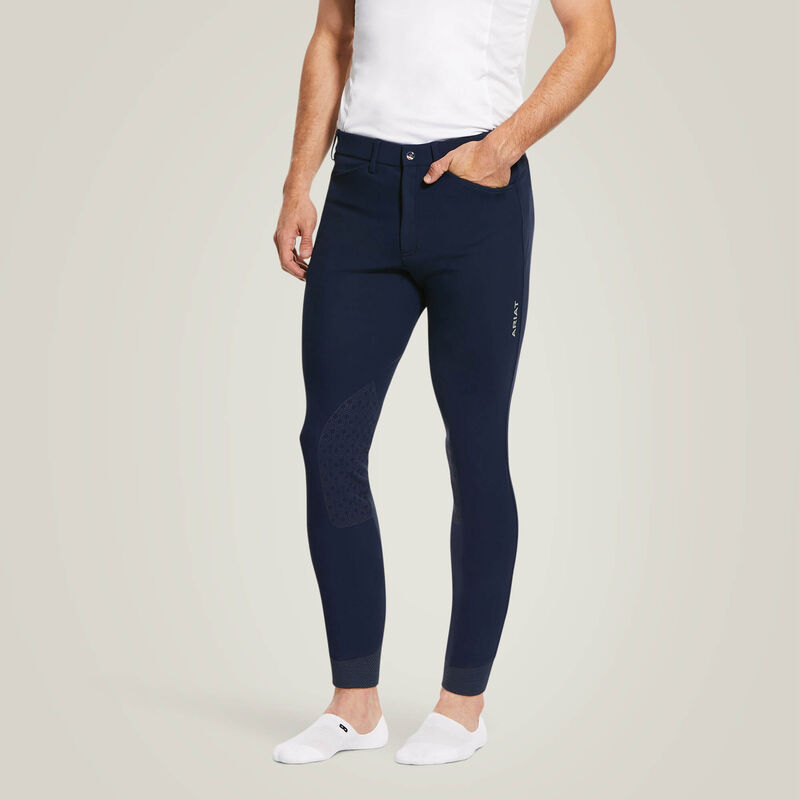 PANTALON ARIAT TRI FACTOR GRIP KNEE PATCH HOMBRE AZUL