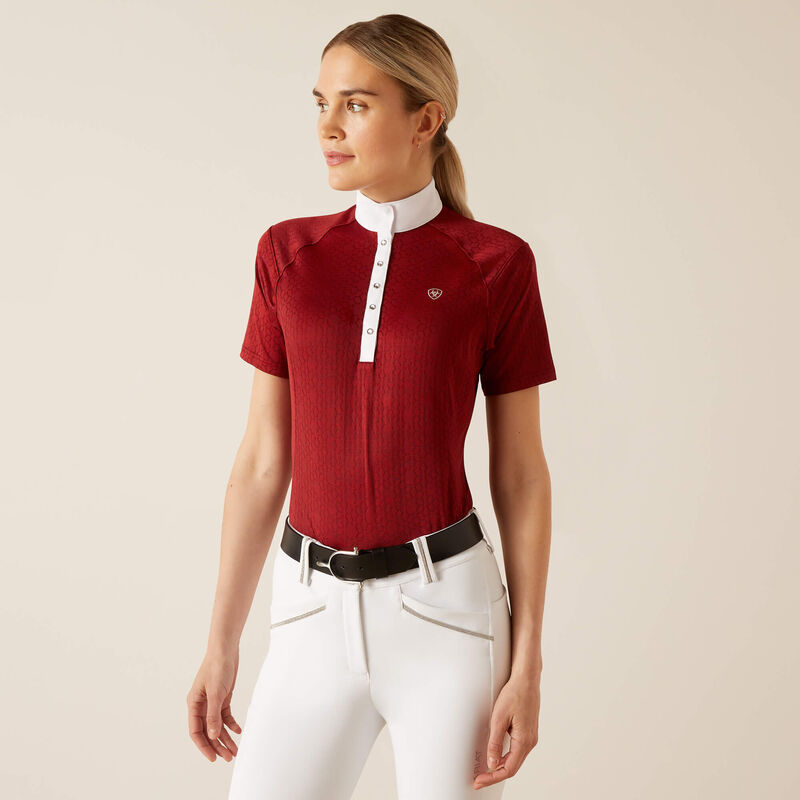 POLO COMPETICIÓN MUJER ARIAT SHOWSTOPPER 2.0 MANGA CORTA