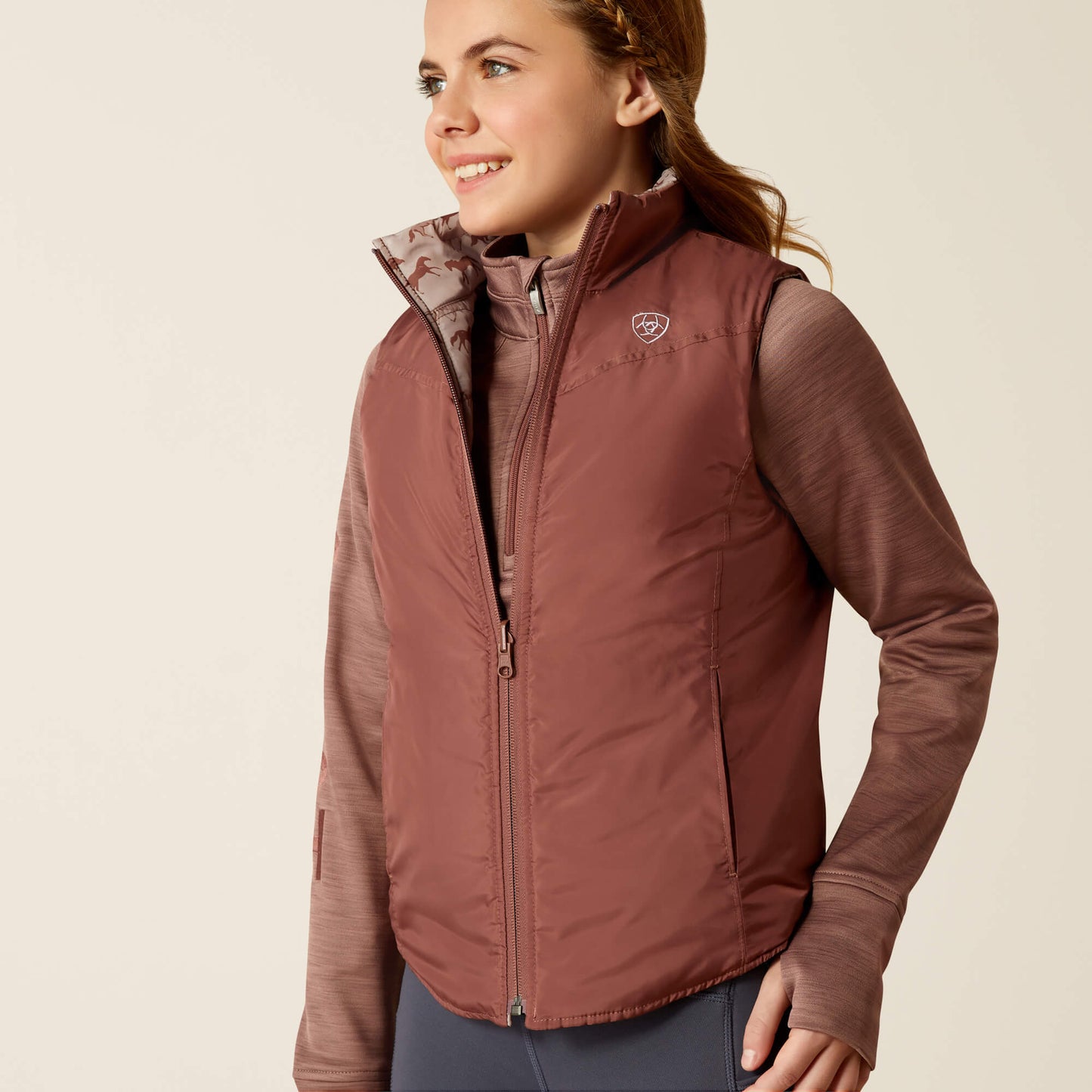 CHALECO MUJER REVERSIBLE BELLA ARIAT