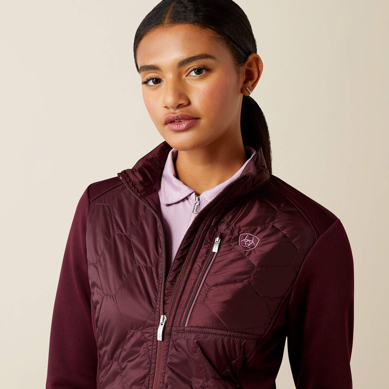 CHAQUETA FUSION MUJER ARIAT BURDEOS