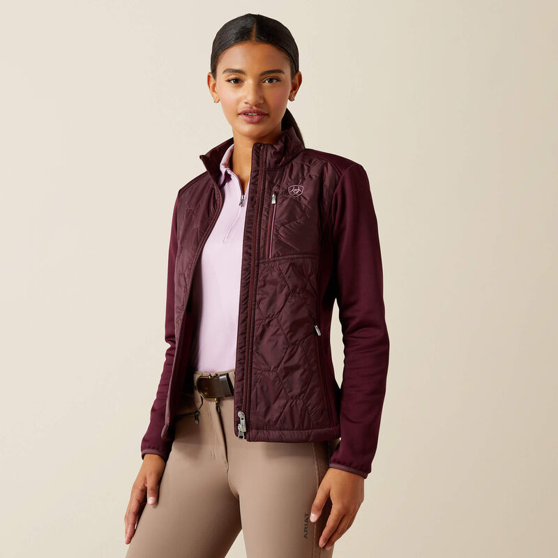 CHAQUETA FUSION MUJER ARIAT BURDEOS