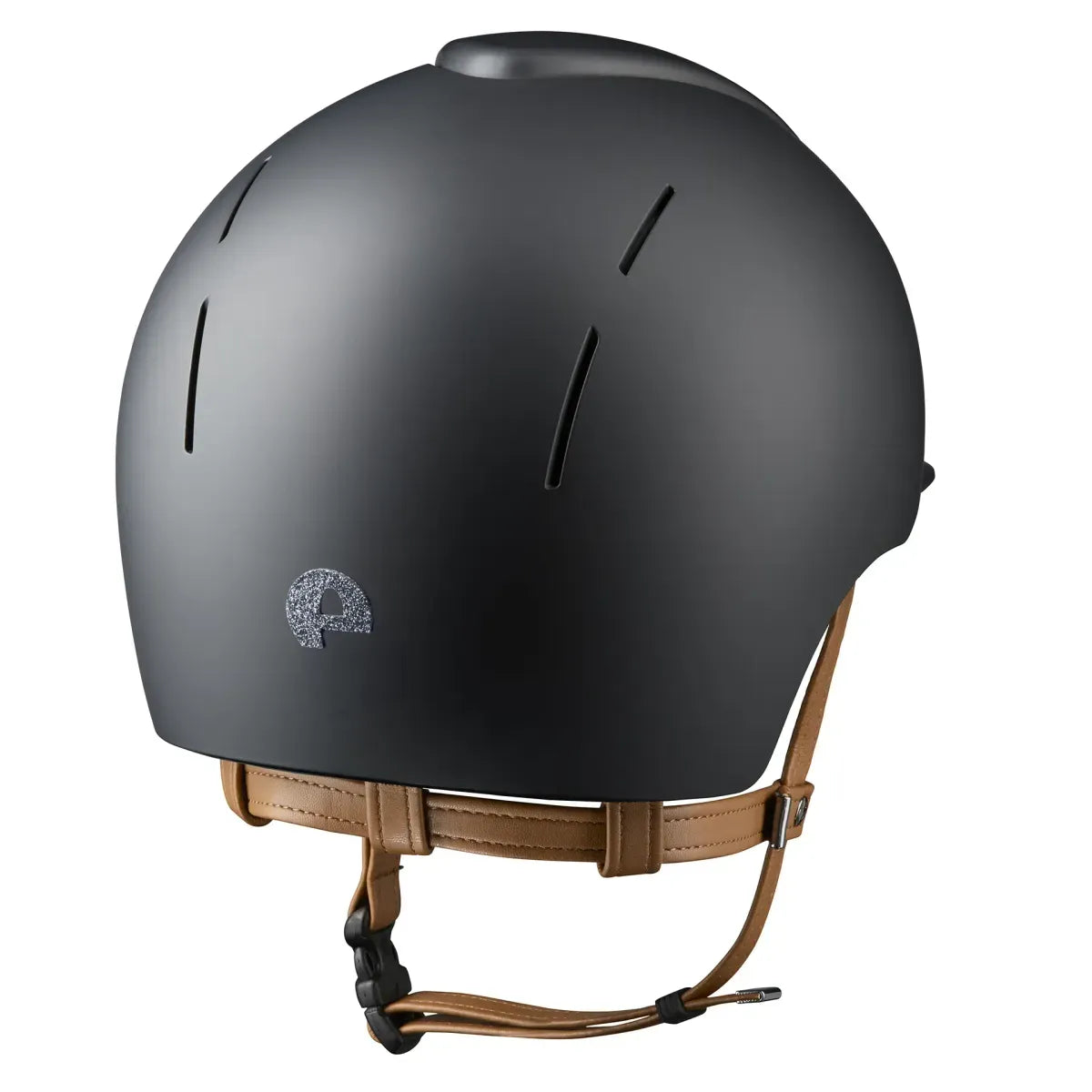 CASCO KEP SMART NOVA / TEXTILE NEGRO / Correa Beige/ Brilli Plateado