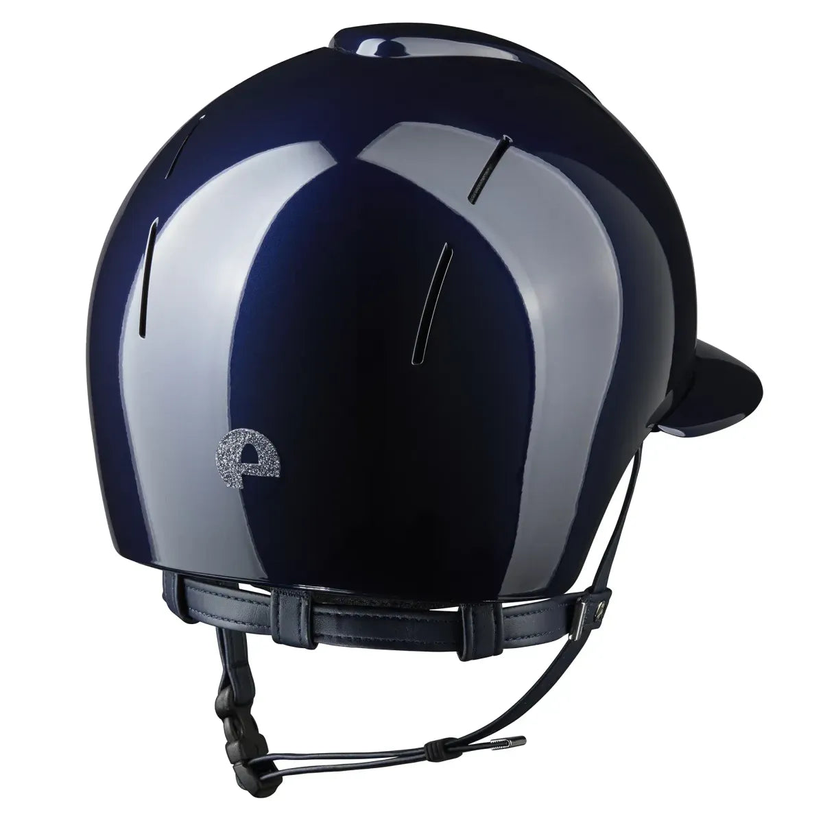 CASCO KEP SMART NOVA / POLISH AZUL / VISERA POLO / BRILLO PLATA