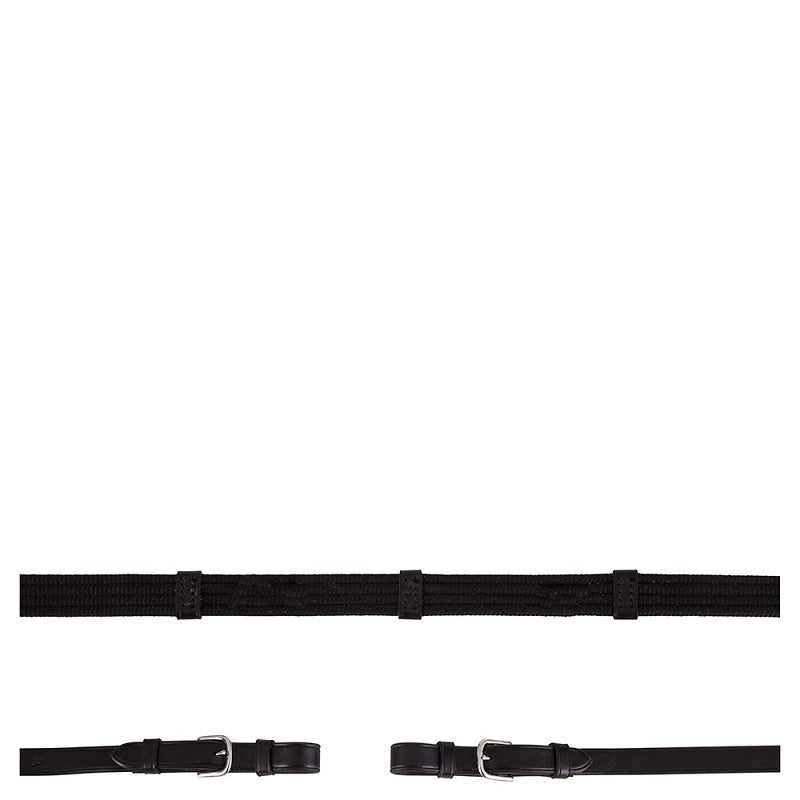 RIENDAS DE LONA CON TOPES BR NEGRAS