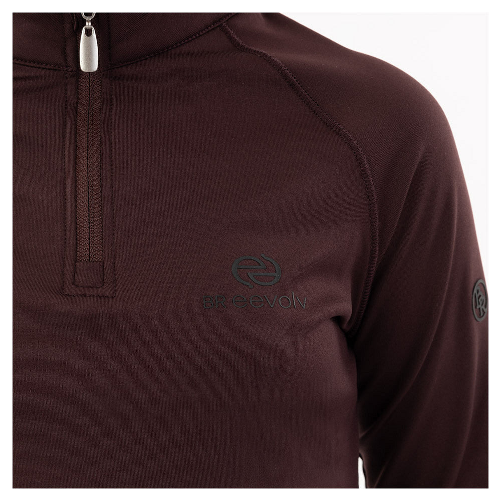 CAMISETA MUJER LAYER BR ELVOV FOSS BURDEOS