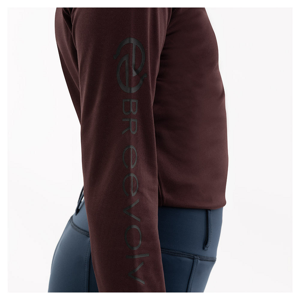 CAMISETA MUJER LAYER BR ELVOV FOSS BURDEOS