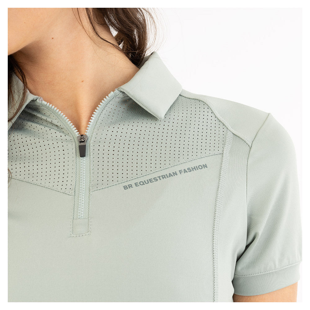 CAMISETA POLO BR INNE VERDE PIZARRA MUJER