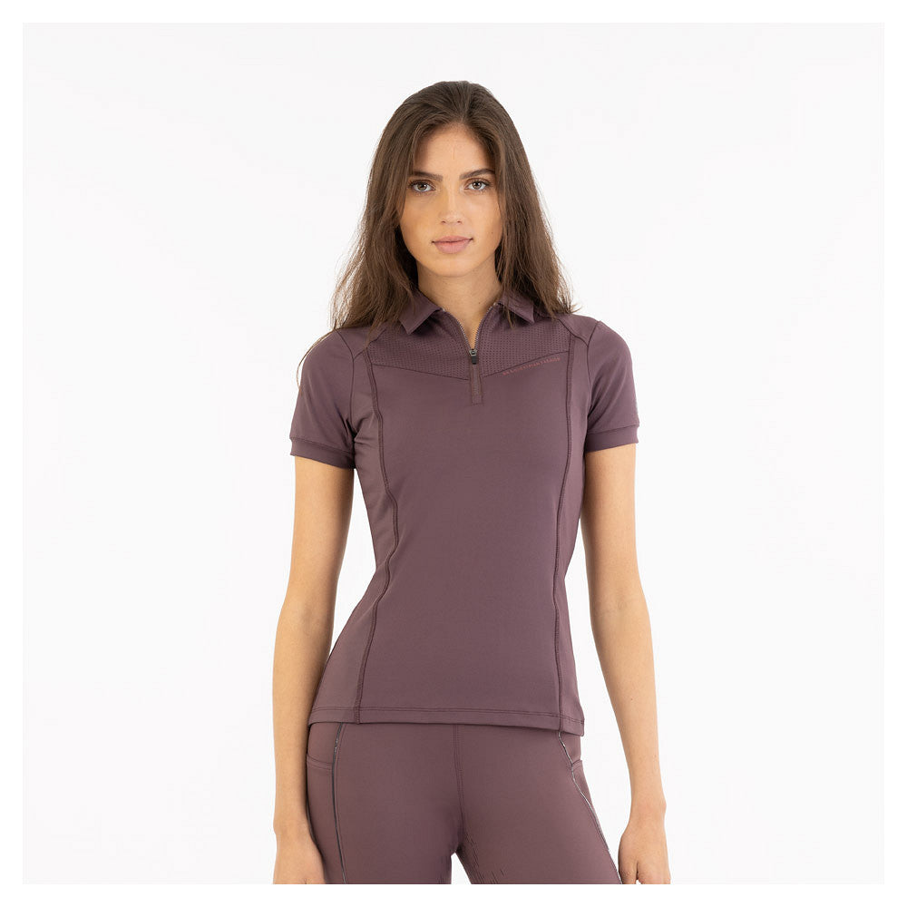 CAMISETA POLO BR INNE MUJER ARANDANO