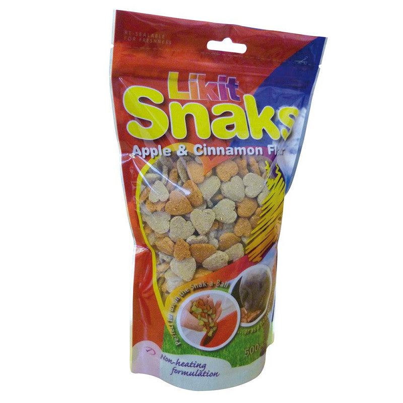 LIKIT SNAKS MANZANA/CANELA 500 GR