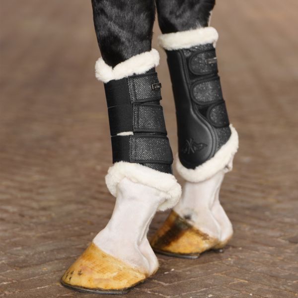 PROTECTORES BORREGUITO BRILLANTES HV POLO NEGRO