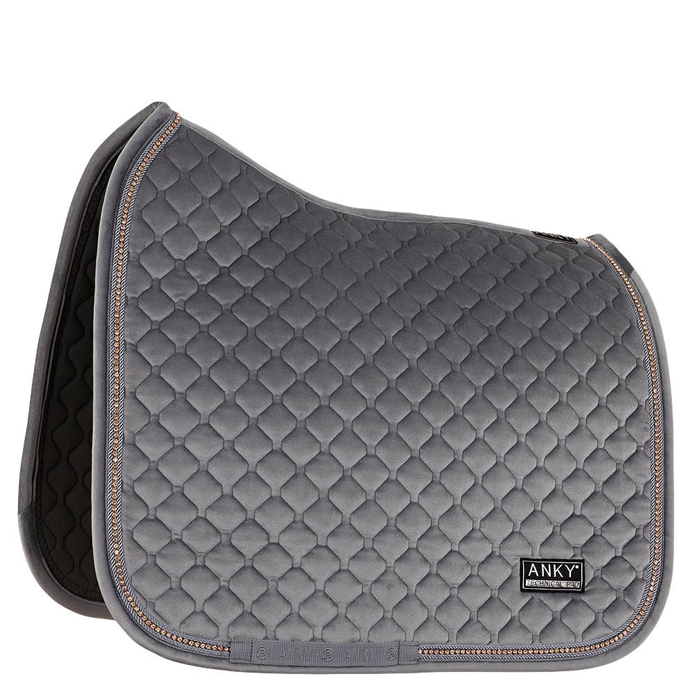 MANTILLA DOMA ANKY TERCIOPELO GRIS/ROSE GOLD