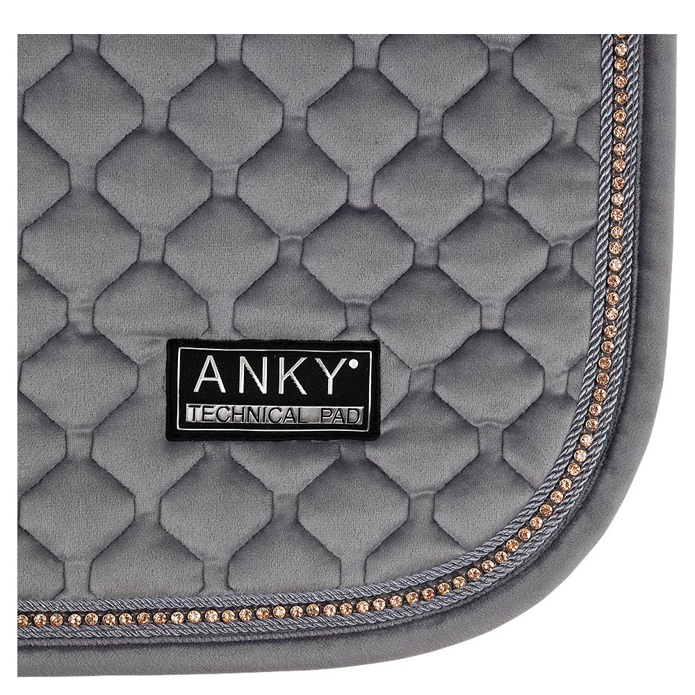 MANTILLA DOMA ANKY TERCIOPELO GRIS/ROSE GOLD