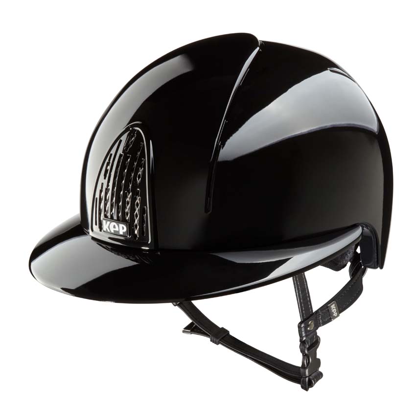 CASCO KEP SMART POLISH NEGRO, VISERA DE POLO