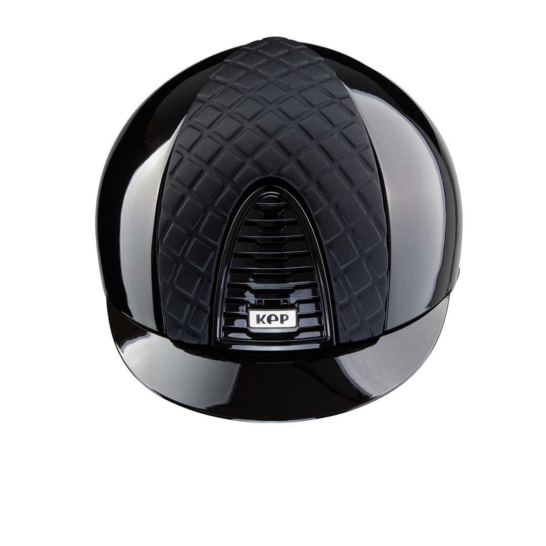 CASCO KEP MILANO CROMO 2.0 ESMALTADO NEGRO - FRONTAL SATINADO COLECCIÓN MILANO