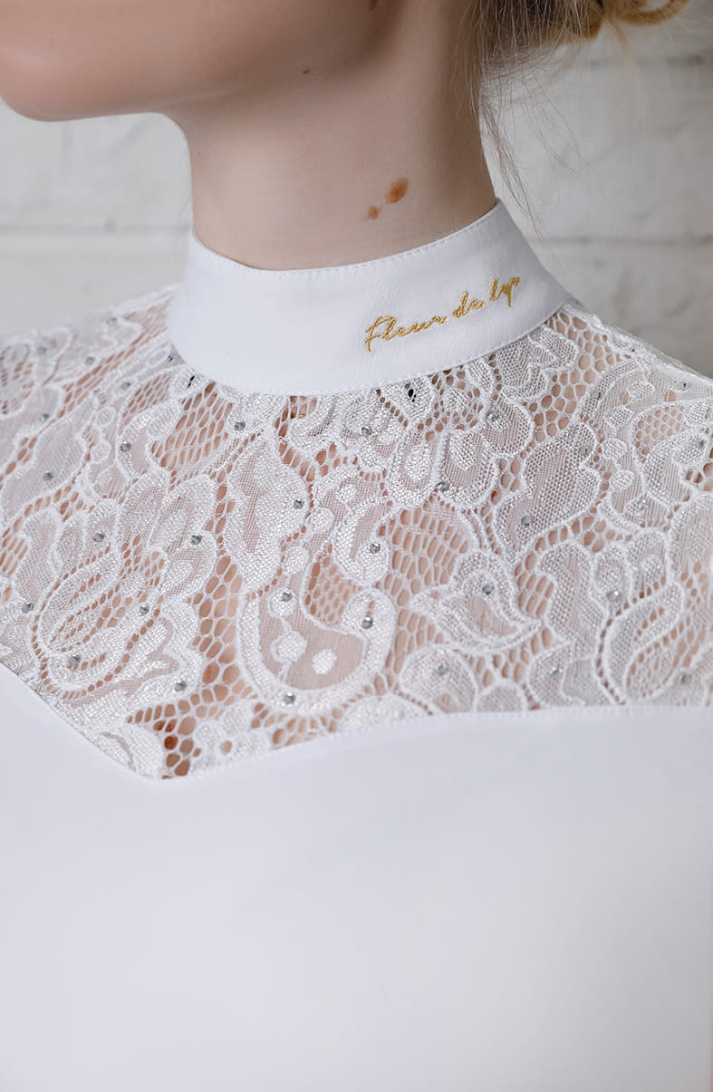 POLO MUJER COMPETICIÓN CRISTALL BLANCO