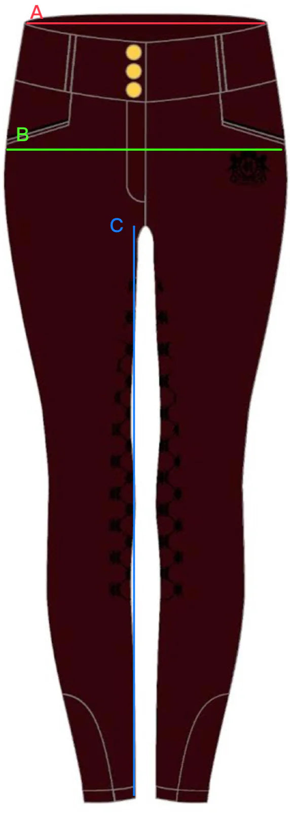 BREEGGING MUJER DARK BURGUNDY