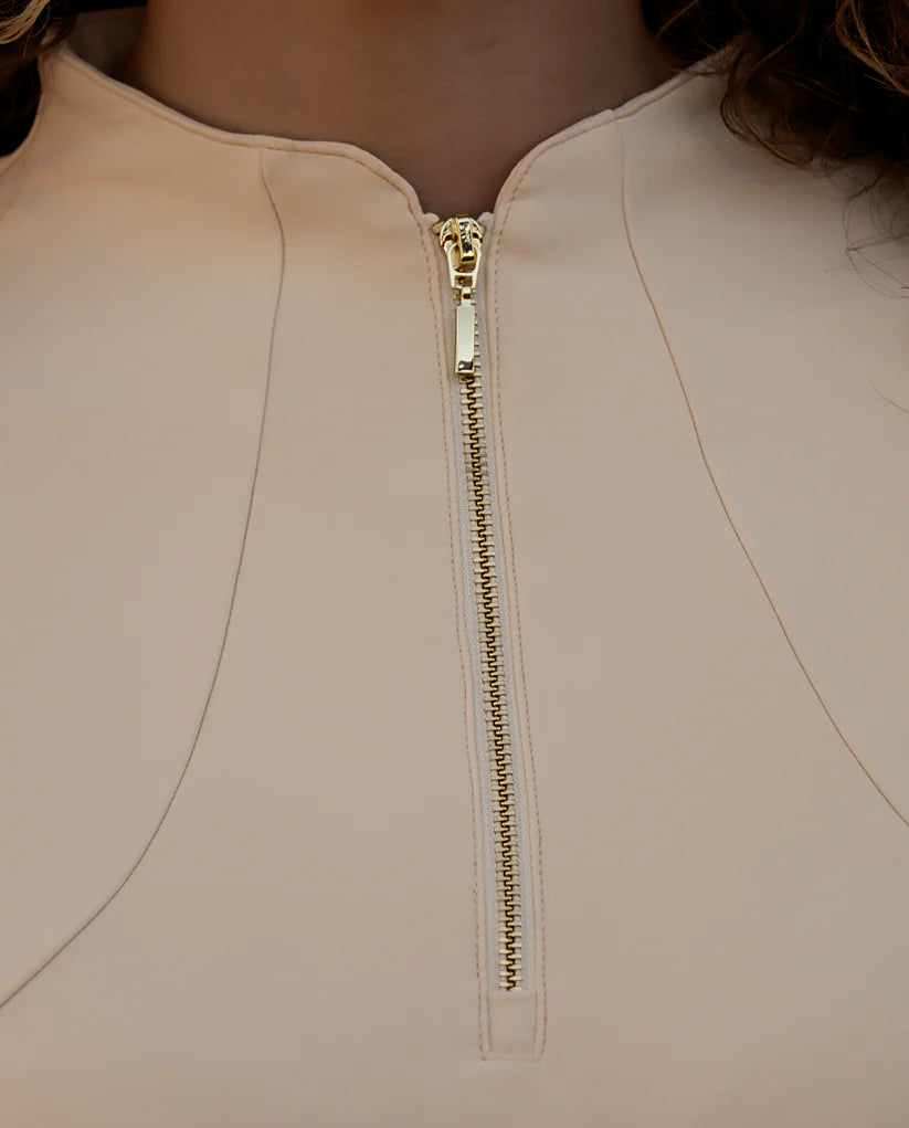 CAMISETA MUJER LAYER GOLD CREAM