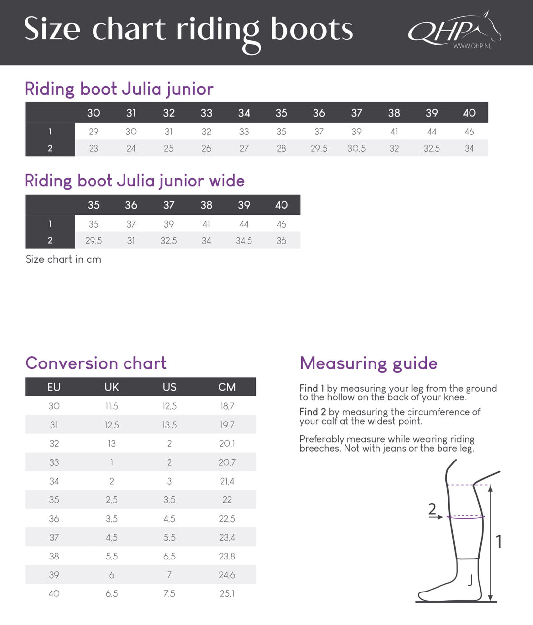 BOTA QHP JULIA INFANTIL