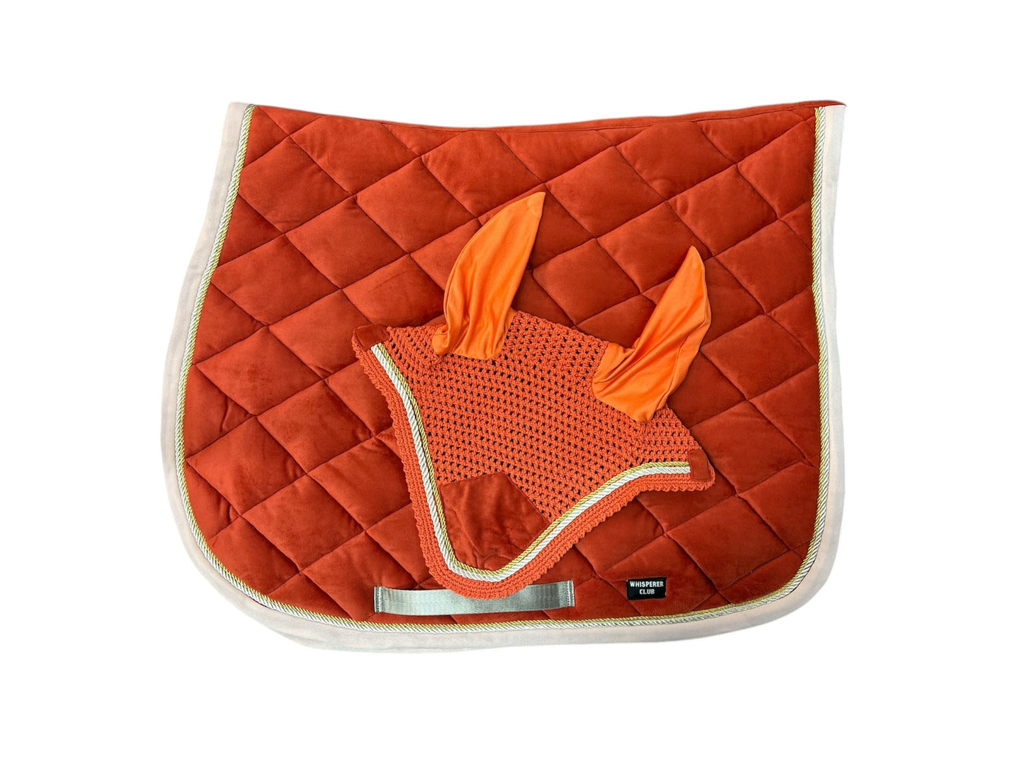 CONJUNTO WHISPPERERCLUB NARANJA TERCIOPELO