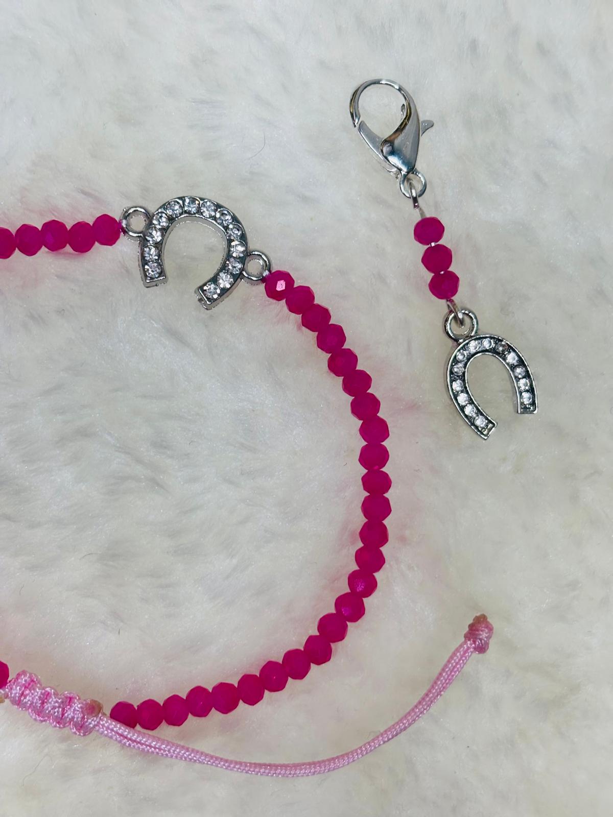 CHARM MARONA HERRADURA FUCCIA BRILLANTE