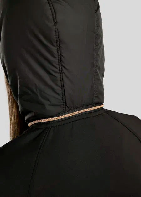 CHAQUETA INFANTIL MOFLORA ROSE GOLD CRYSTALS NEGRA