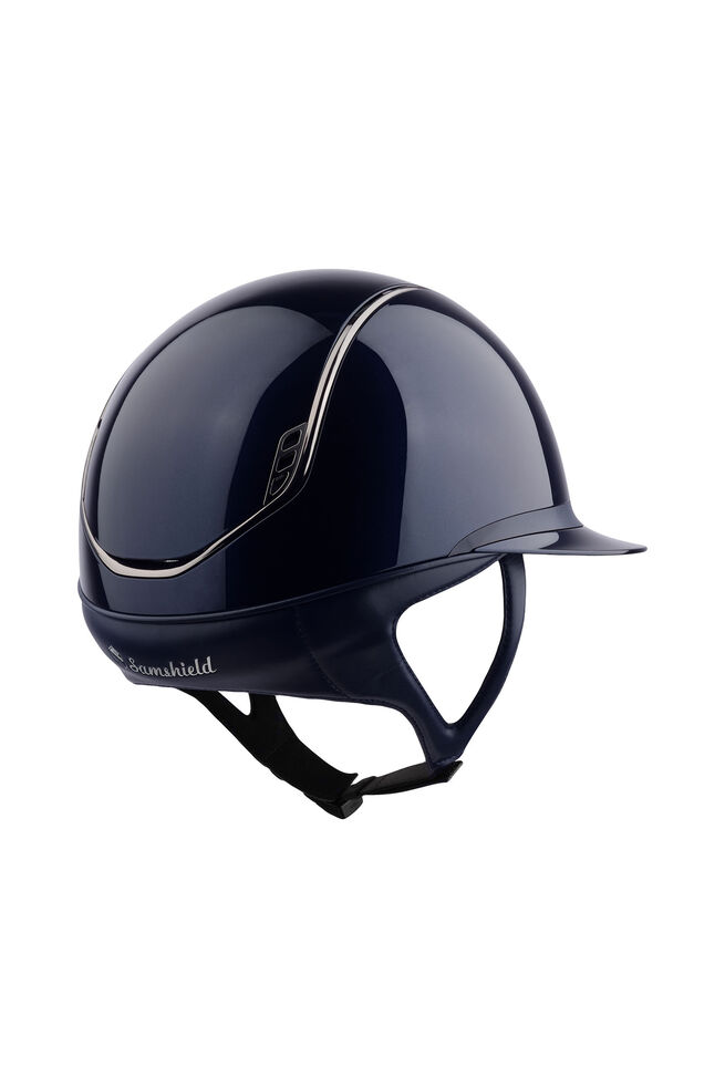 CASCO Miss Shield Brillante con Chrome AZUL 2.0