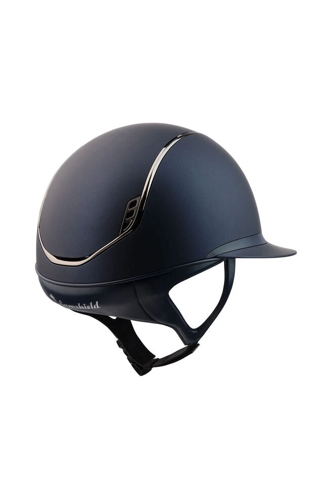 CASCO Miss Shield 2.0 Shadowmatt con cromo AZUL