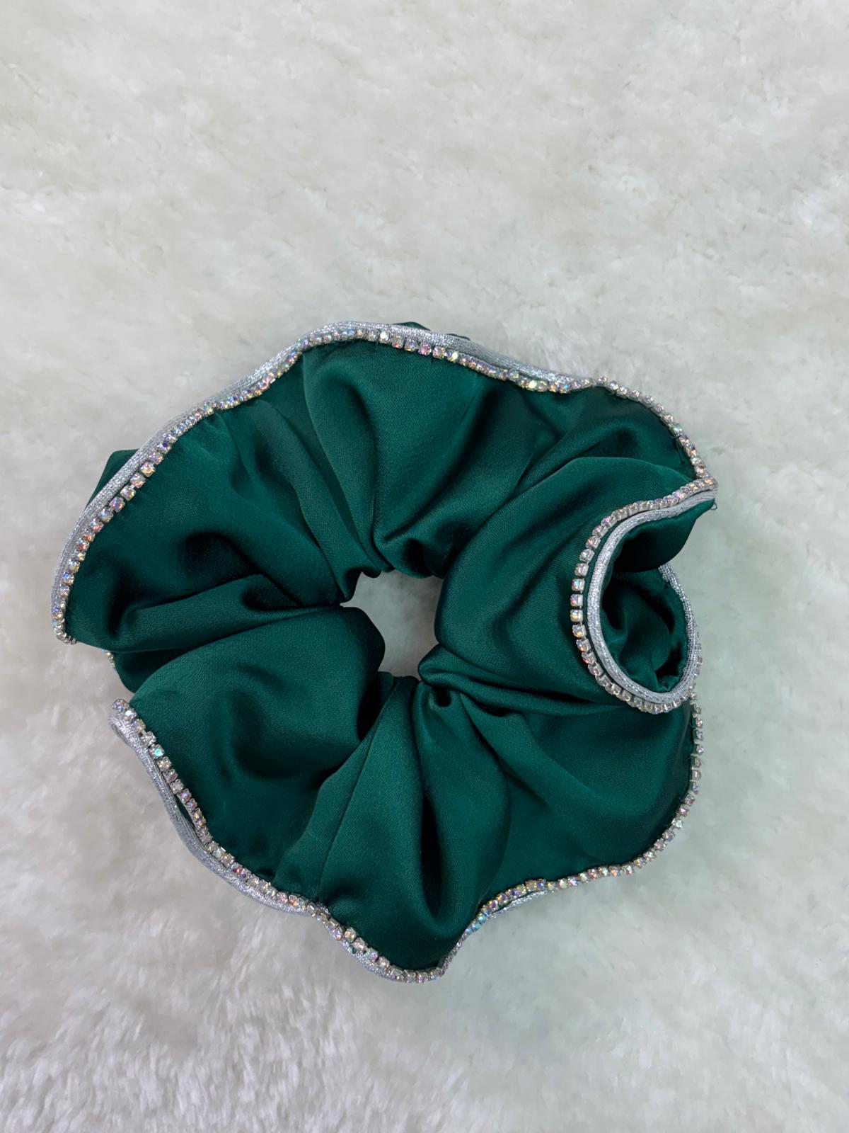 COLETERO MARONA VERDE Y PLATA
