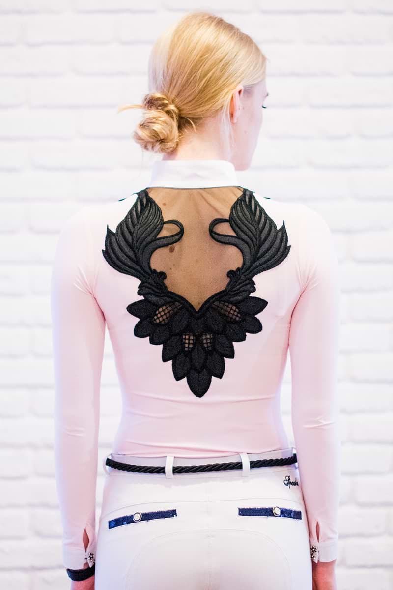CAMISETA MUJER COMPETICION EDELWAIS FLEUR DE LYS ROSA