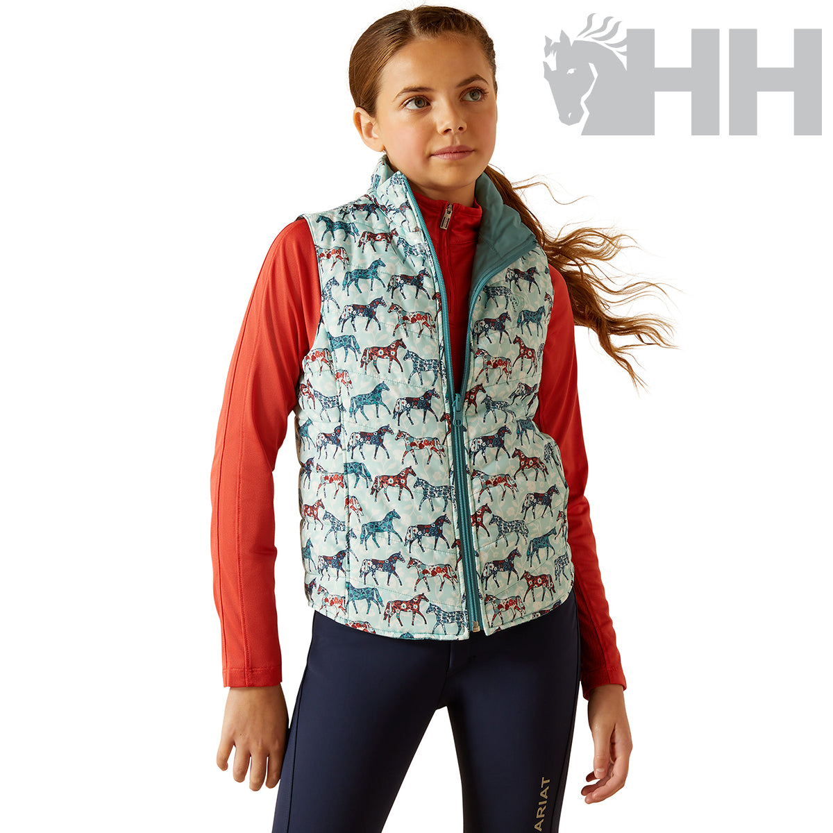 CHALECO INFANTIL ARIAT BELLA REVERSIBLE NIÑA