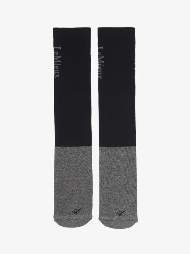 Calcetines de competición negros (paquete doble)