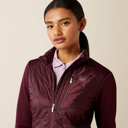 CHAQUETA FUSION  MUJER ARIAT BURDEOS