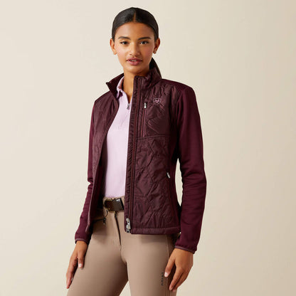 CHAQUETA FUSION  MUJER ARIAT BURDEOS