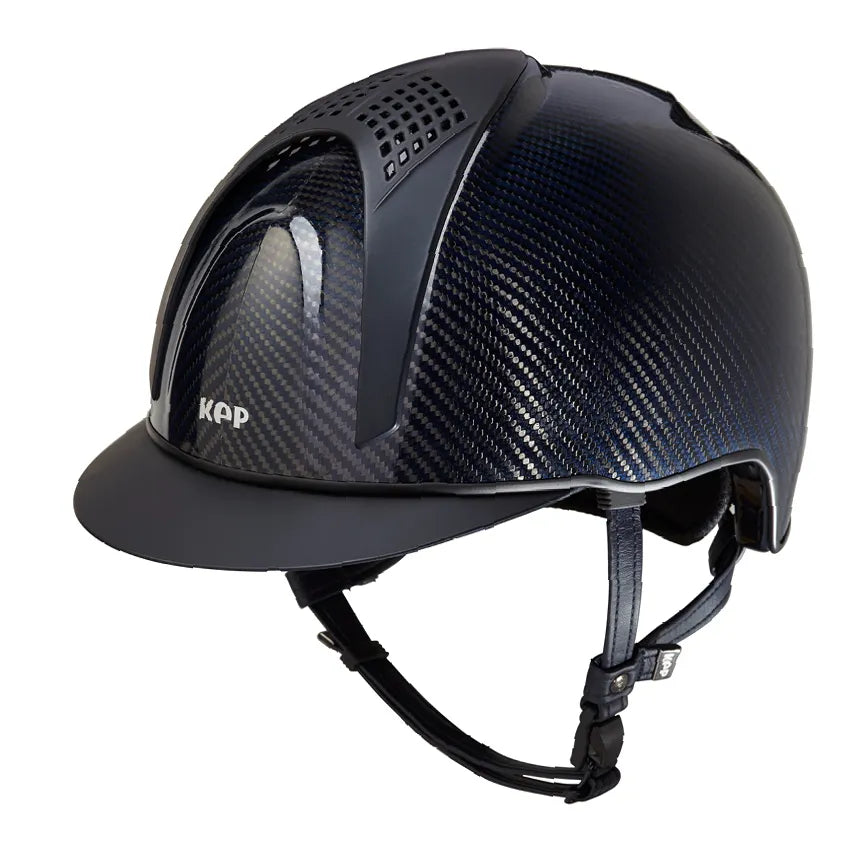 CASCO KEP E-LIGHT SHINE AZUL CARBONO Y AZUL MATE
