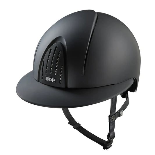 CASCO KEP SMART NOVA / TEXTILE NEGRO / VISERA POLO