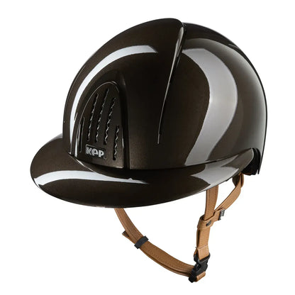 CASCO KEP SMART NOVA / POLISH MARRÓN / CORREA BEIGE / VISERA POLO