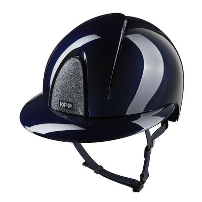 CASCO KEP SMART NOVA / POLISH AZUL / VISERA POLO / BRILLO PLATA