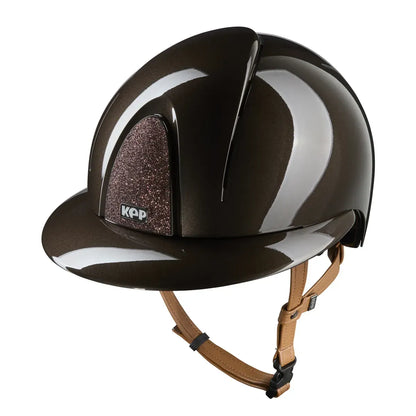 CASCO KEP SMART NOVA / POLISH MARRÓN / CORREA BEIGE /VISERA POLO