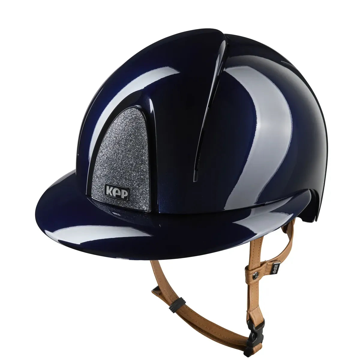 CASCO KEP SMART NOVA / POLISH AZUL / CORREA BEIGE / BRILLO PLATA