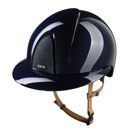 CASCO KEP SMART NIOVA / POLISH AZUL / CORREA BEIGE / VISERA POLO / BRIOLLO AZUL