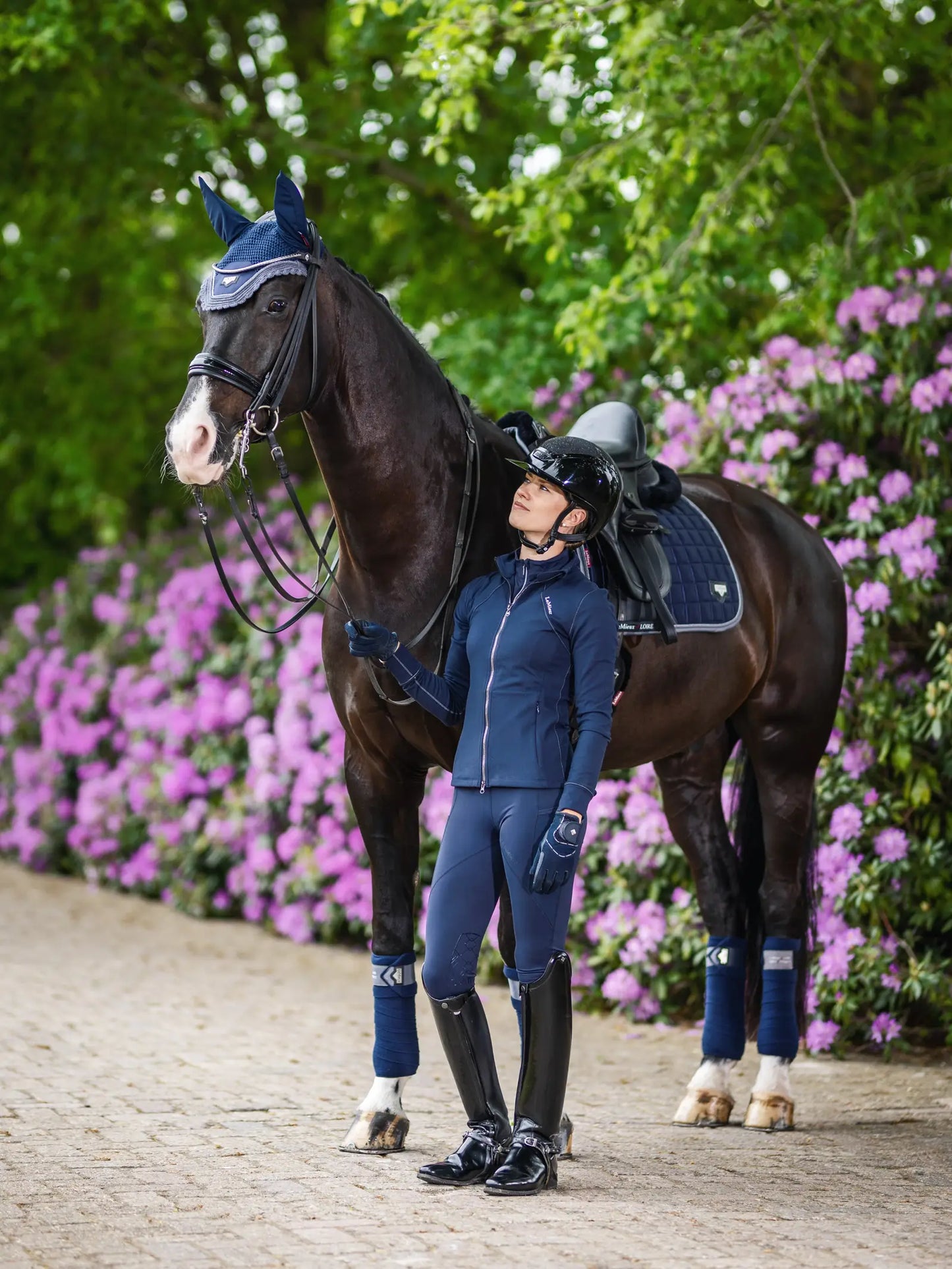 Loire Classic Dressage Square Twilight Navy Pequeño/Mediano