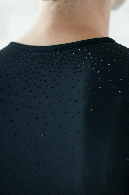 CAMISETA ENTRENO NEGRA MUJER FLEUR DE LYS
