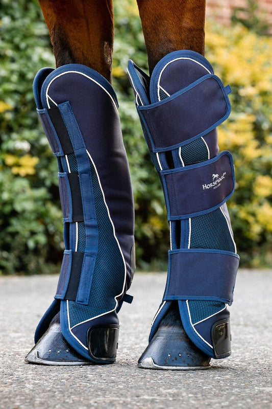 PROTECTOR HORSEWARE SIGNATURE TRANSPORTE (JUEGO 4) AZUL