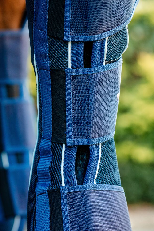 PROTECTOR HORSEWARE SIGNATURE TRANSPORTE (JUEGO 4) AZUL