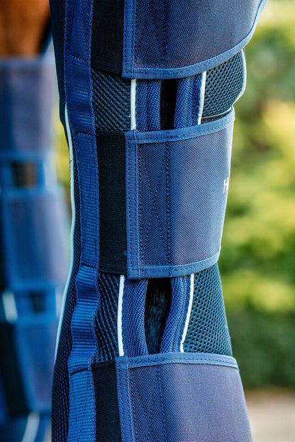 PROTECTOR HORSEWARE SIGNATURE TRANSPORTE (JUEGO 4) AZUL