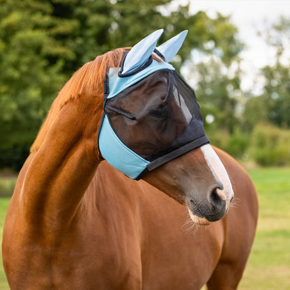 MÁSCARA QHP CON SOLAPA NASAL DESMONTABLE AZUL BEBÉ