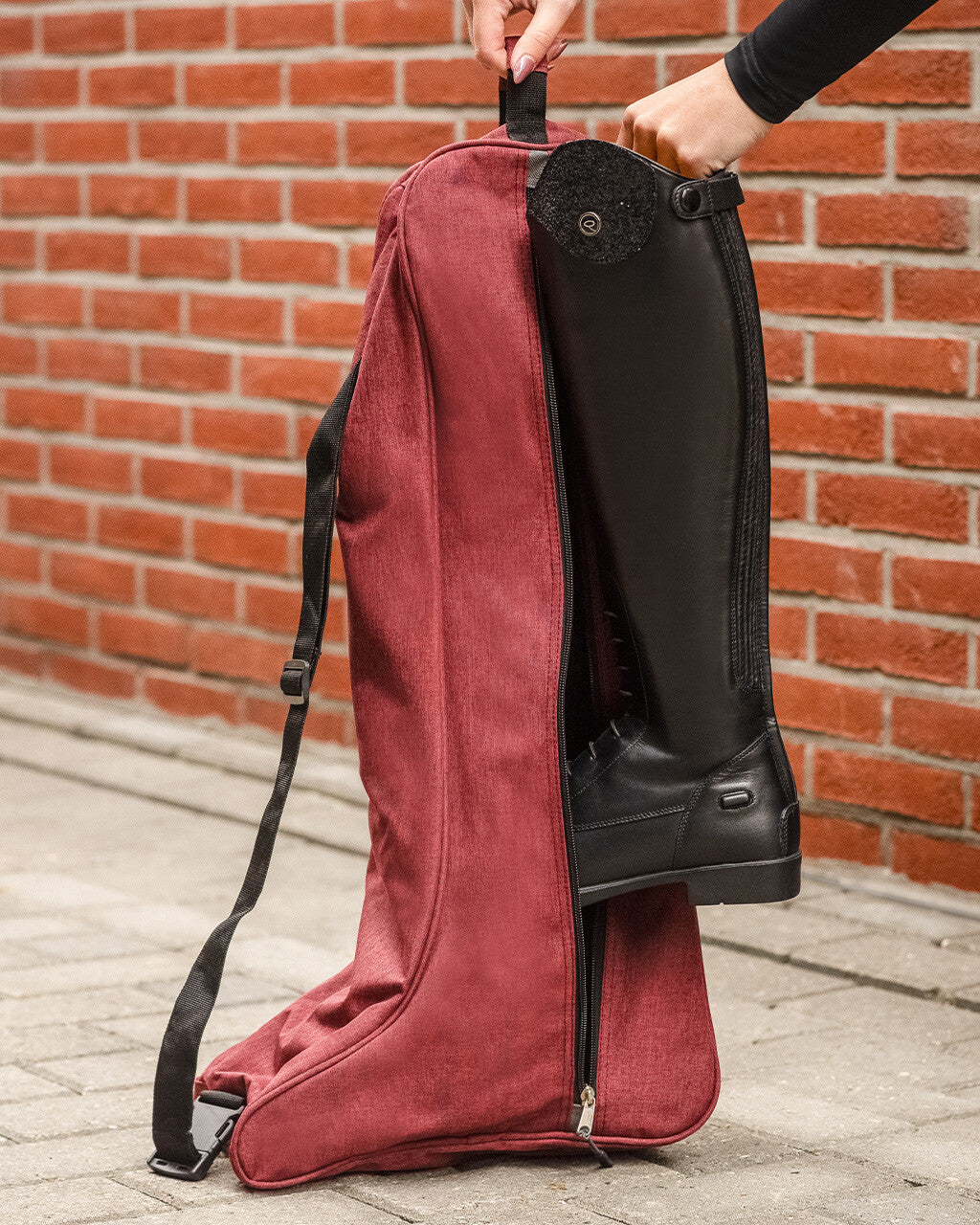BOLSA PARA BOTAS QHP BURDEOS