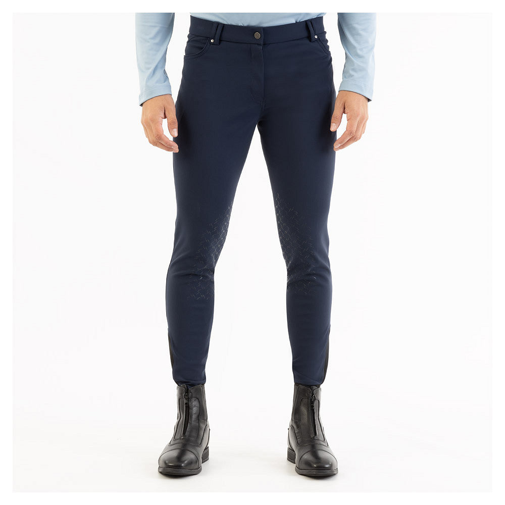 PANTALÓN HOMBRE  JAGGER SILICONA RODILLA AZUL