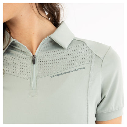 CAMISETA POLO BR INNE VERDE PIZARRA MUJER