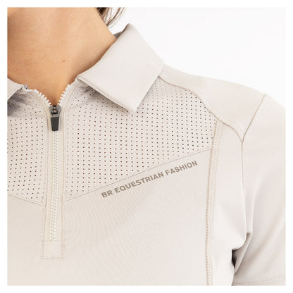 CAMISETA POLO BR INNE MARFIL MUJER
